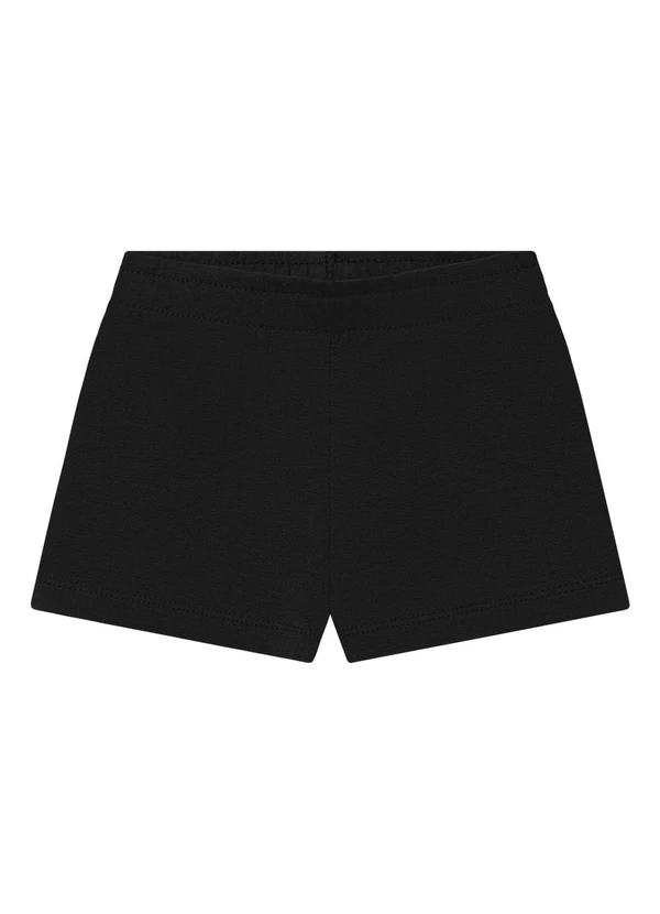 Duduka - Shorts Básico Infantil Preto 1