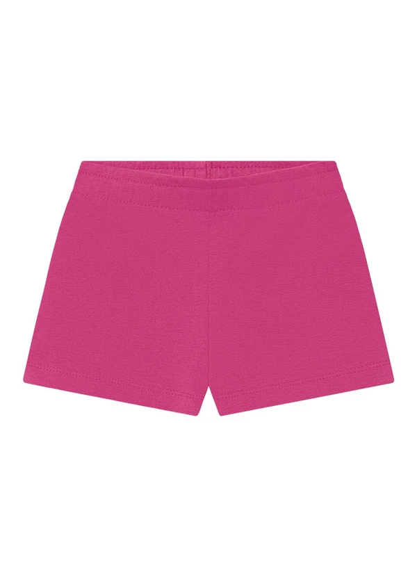 Duduka - Shorts Básico Infantil Rosa
