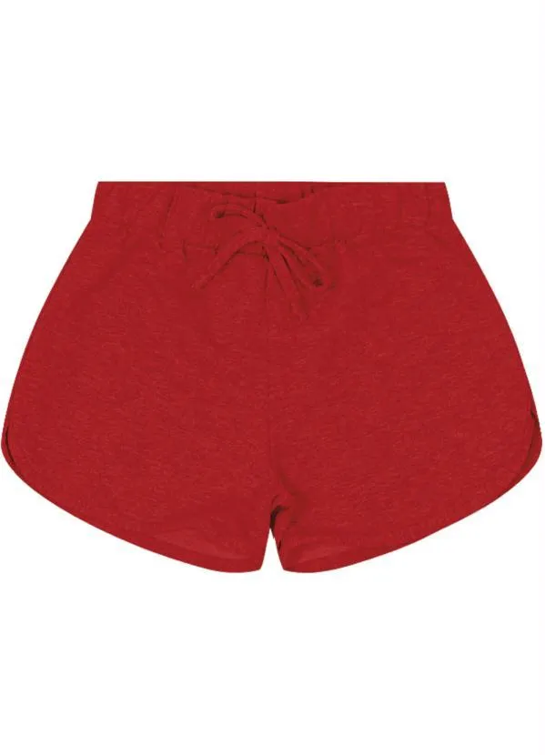 Rovi Kids - Shorts Básico Vermelho