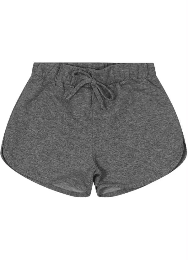 Rovi Kids - Shorts Básicos Infantil Cinza