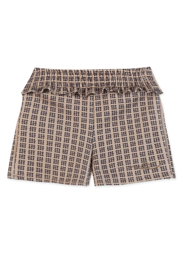 Lilica Ripilica - Shorts Bebê Feminino Lilica Ripilica Marrom
