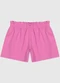 Malwee Kids - Shorts Clochard em Malha Trabalhada Vermelho - variação: Rosa Claro