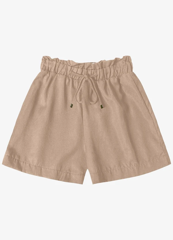 Minty - Shorts Clochard Feminino Marrom