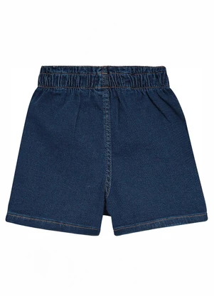 Malwee Kids - Shorts Clochard Jeans Moletom Azul - MALWEE KIDS