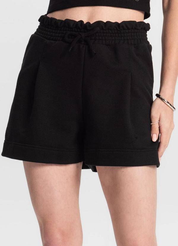 Minty - Shorts Clochard Juvenil Feminino Preto