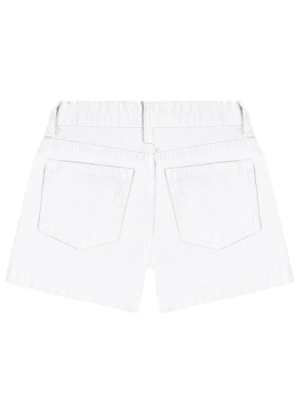 Malwee Kids - Shorts Comfort em Sarja Branco 2