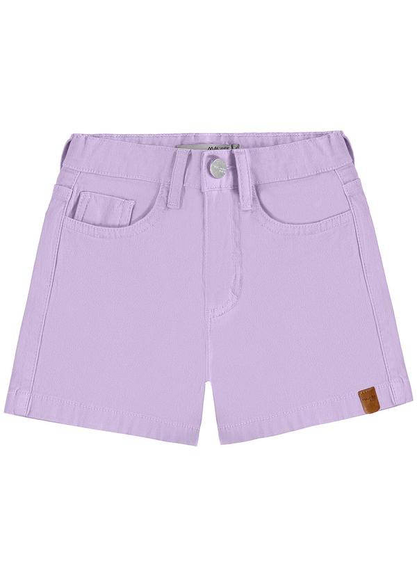 Malwee Kids - Shorts Comfort em Sarja Lavanda