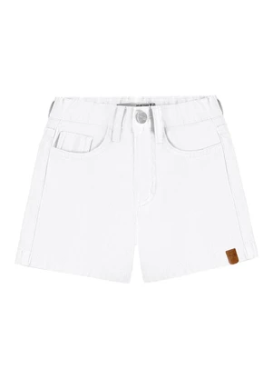 Malwee Kids - Shorts Comfort em Sarja Off White - MALWEE KIDS