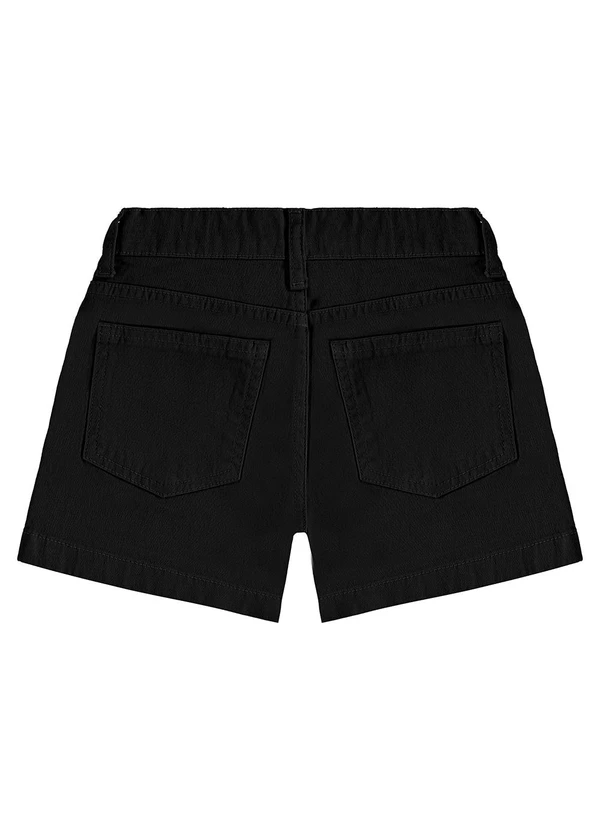 Malwee Kids - Shorts Comfort em Sarja Preto 4