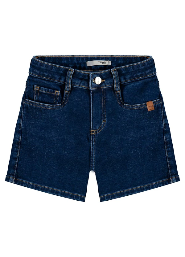 Malwee Kids - Shorts Comfort Jeans Azul Escuro 3