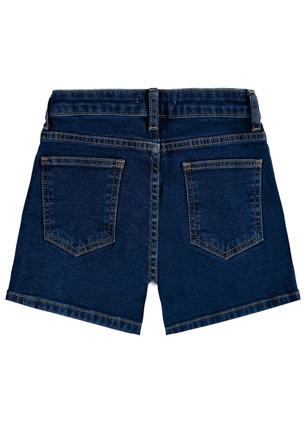 Malwee Kids - Shorts Comfort Jeans Azul Escuro 4