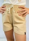 Outlet - Shorts de Moletom Verde Água - variação: Marrom