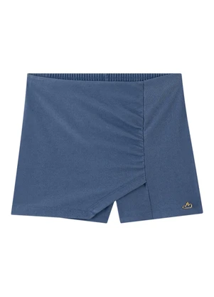 Marlan - Shorts em Molecotton Jeans Azul - MARLAN
