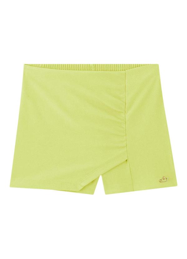 Marlan - Shorts em Molecotton Jeans Verde