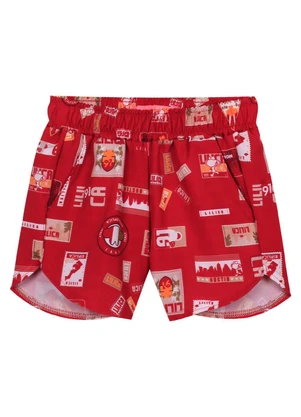 Lilica Ripilica - Shorts Estampado Vermelho - LILICA RIPILICA