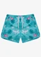 Rovi Kids - Shorts Feminina Tactel Estampado Azul - variação: Verde