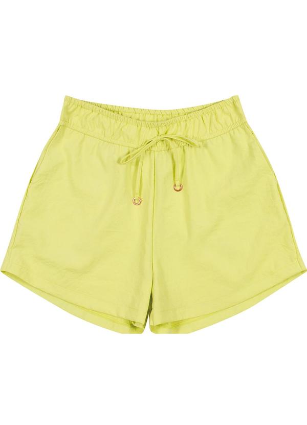 Cativa Teen - Shorts Menina Amarelo 3