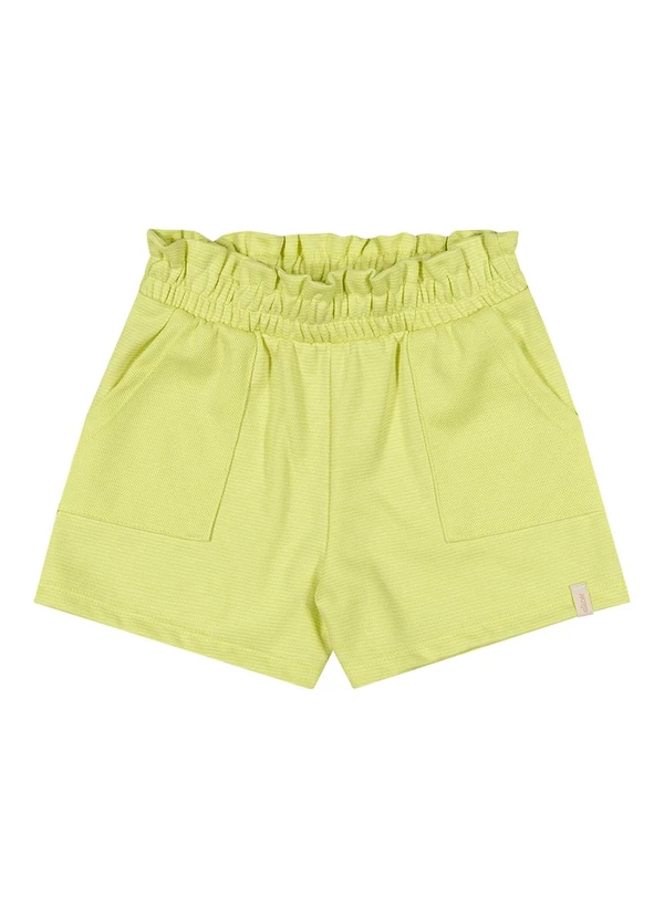 Elian - Shorts Menina Infantil Verde 3