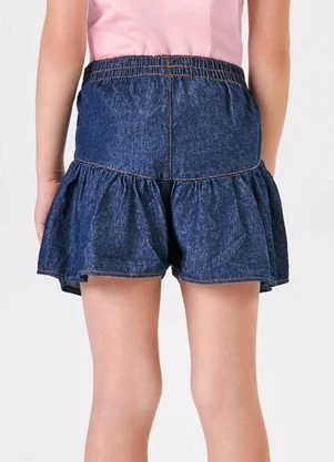 Trick Nick - Shorts Feminino Jeans Azul - TRICK NICK