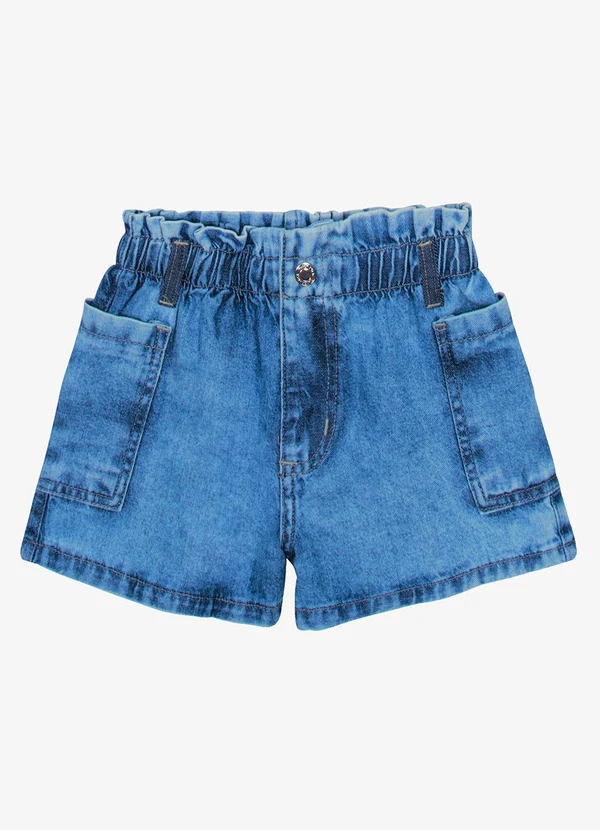 Trick Nick - Shorts Feminino Jeans Azul 5