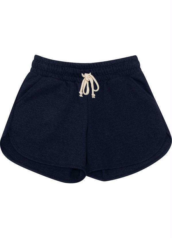 Rovitex Teen - Shorts Menina Juvenil Azul