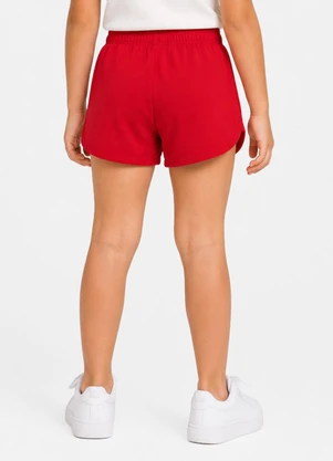 Rovi Kids - Shorts Infantil em Moletinho Vermelho - ROVI KIDS
