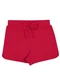 Alakazoo - Shorts Básico Menina com Cadarço MoletomVermelho - variação: Vermelho