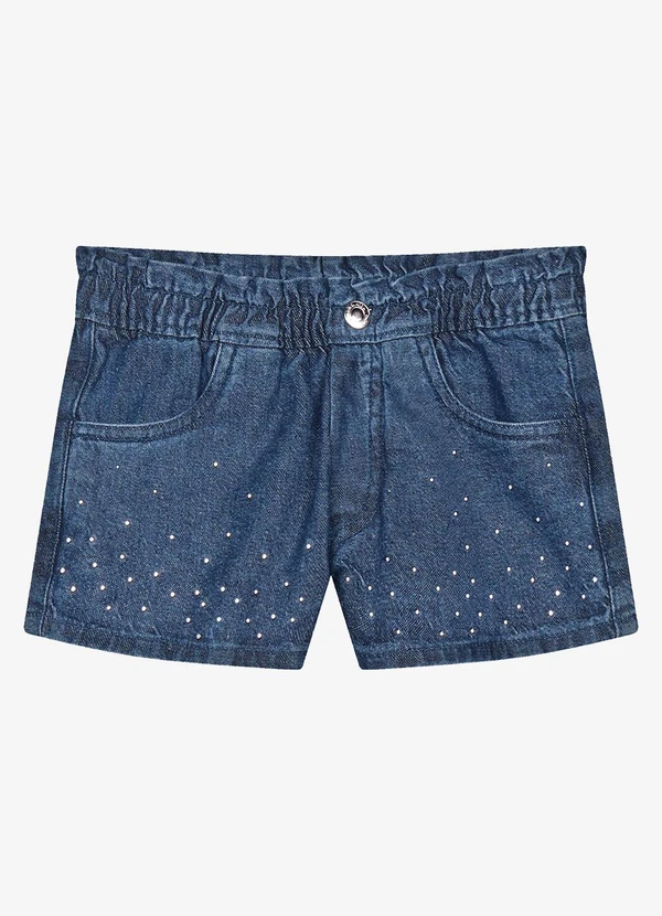 Trick Nick - Shorts Infantil Feminino Azul