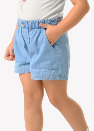 Trick Nick - Shorts Infantil Feminino Azul - TRICK NICK