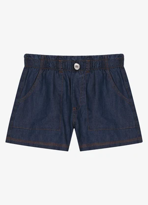 Trick Nick - Shorts Infantil Feminino Azul - TRICK NICK