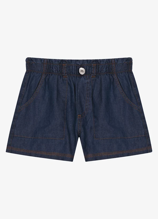 Trick Nick - Shorts Infantil Feminino Azul