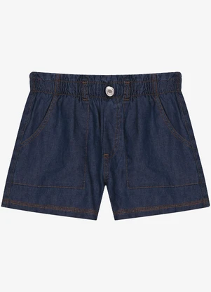 Trick Nick - Shorts Infantil Feminino Azul - TRICK NICK