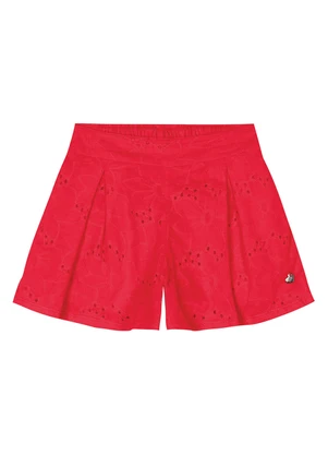 Marisol Play - Shorts Infantil Feminino Marisol Vermelho - MARISOL PLAY