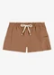 Rovi Kids - Shorts Infantil Feminino Moletom Marrom - variação: Marrom