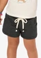 Rovi Kids - Shorts Infantil Feminino Moletom Marrom - variação: Preto