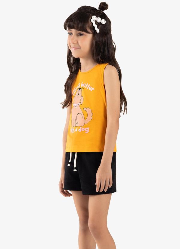 Rovi Kids - Shorts Infantil Malhão Fruit Preto 4