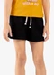 Rovi Kids - Shorts Infantil Malhão Fruit Rosa - variação: Preto