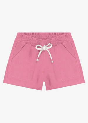Rovi Kids - Shorts Infantil Malhão Fruit Rosa - ROVI KIDS