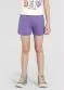 Brandili - Shorts Infantil Menina em Moletinho Lilás - variação: Lilás