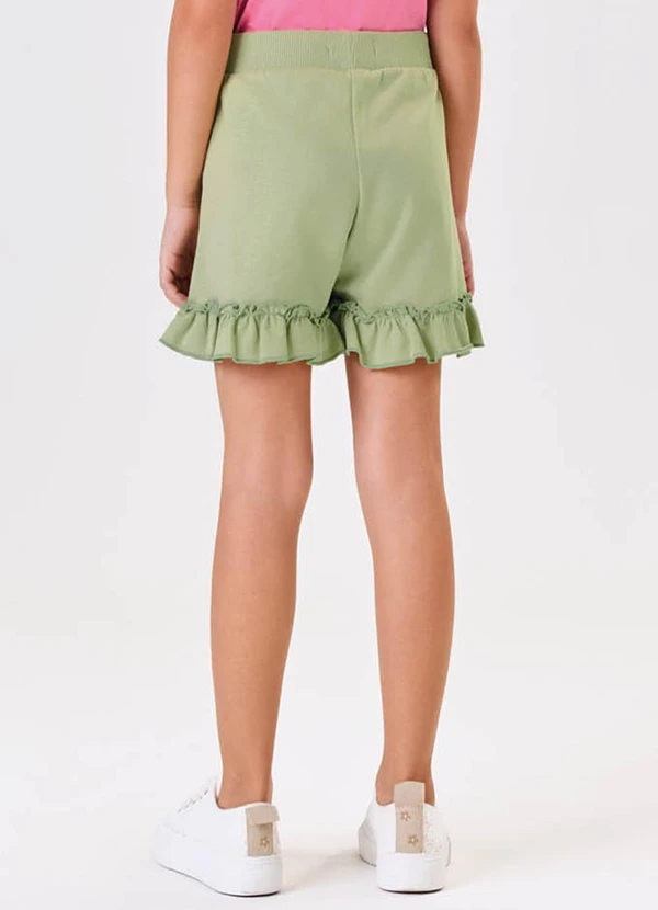 Trick Nick - Shorts Infantil Moletinho Verde 2