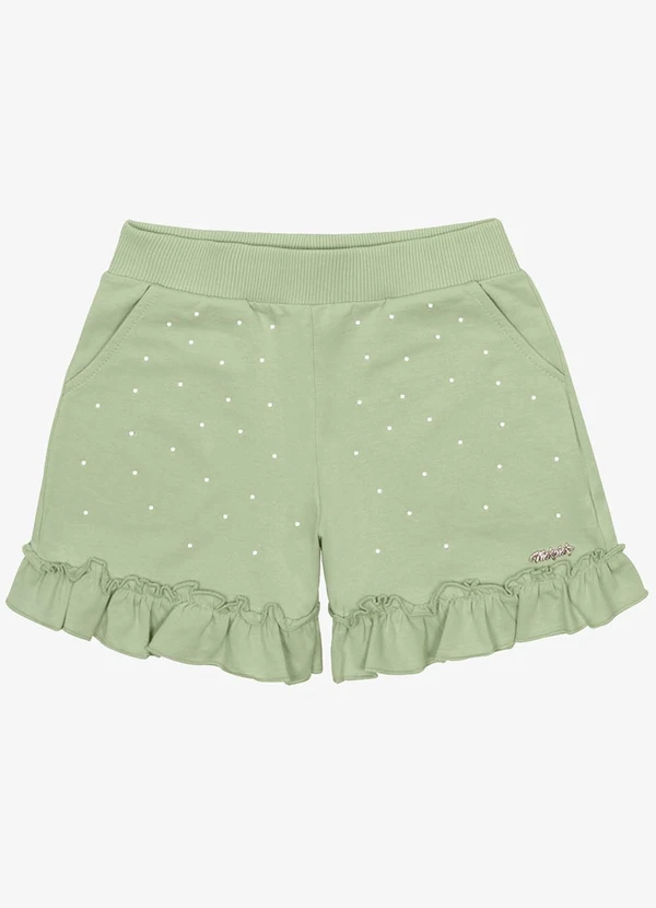 Trick Nick - Shorts Infantil Moletinho Verde 5