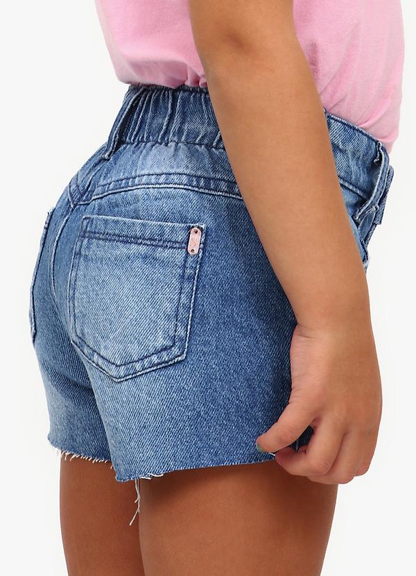 Sun Place - Shorts Jeans Bebê Menina Confort Azul 2