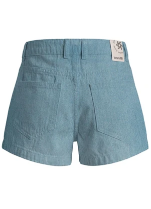 Brandili - Shorts Jeans com Stass Azul - BRANDILI
