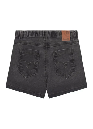 Brandili - Shorts Jeans Infantil Menina Azul - BRANDILI
