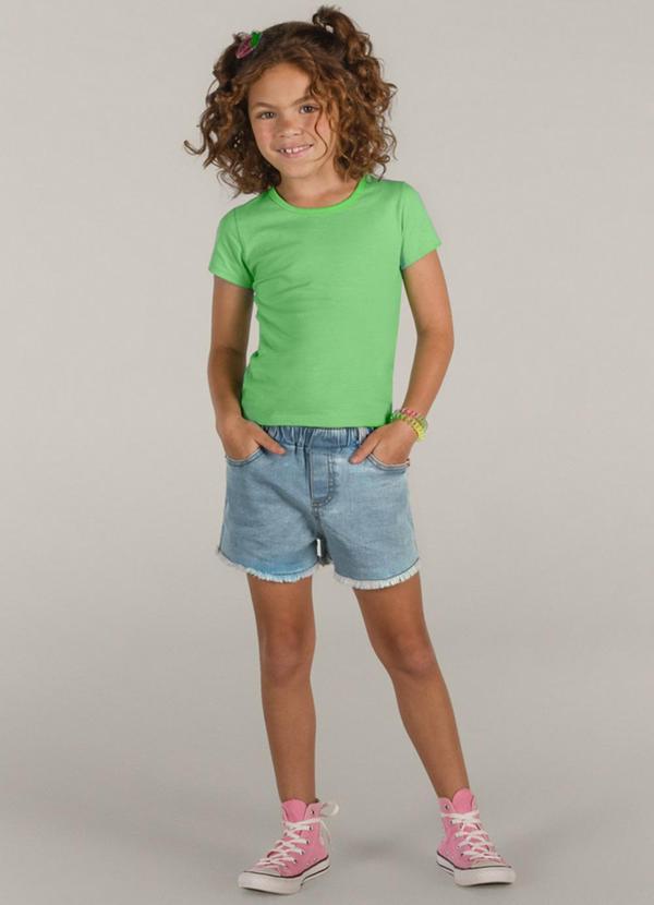 Brandili - Shorts Jeans Menina Azul 2