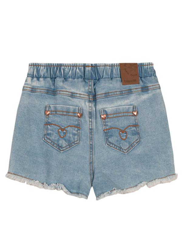 Brandili - Shorts Jeans Menina Azul 4