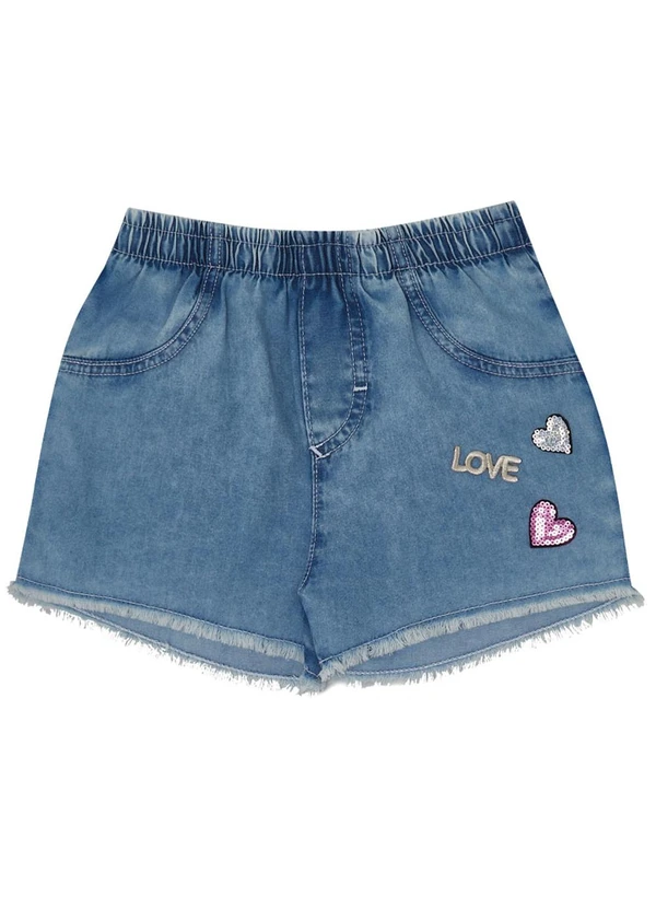 Pulla Bulla - Shorts Malha Azul 3
