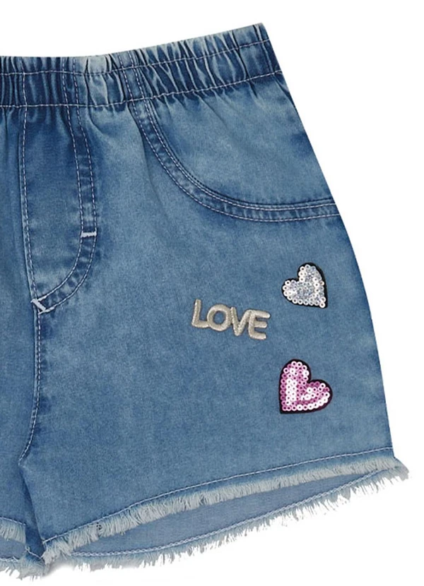 Pulla Bulla - Shorts Malha Azul 4