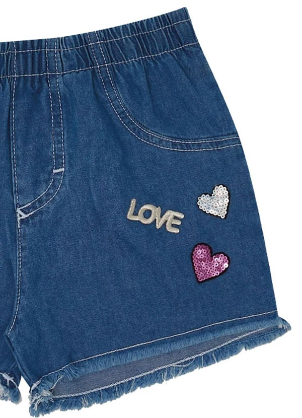 Pulla Bulla - Shorts Malha Azul 4