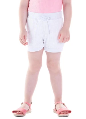 Pulla Bulla - Shorts Malha Branco - PULLA BULLA